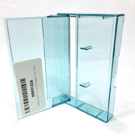 Tapemuzik Cassette Snapbox Case turquios transparent with Pin