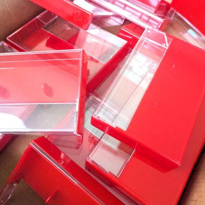 Special Offer Snapbox/ Norelco Box Red With Pin